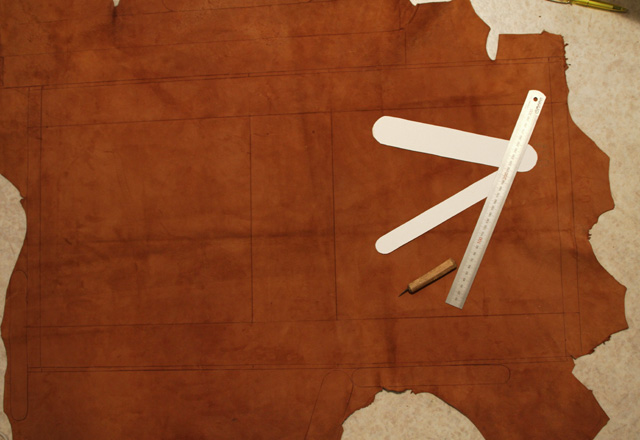 nahan ompelu, sewing leather